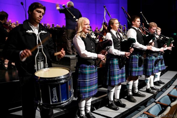 photo of USU Scotsmen Pipe Band